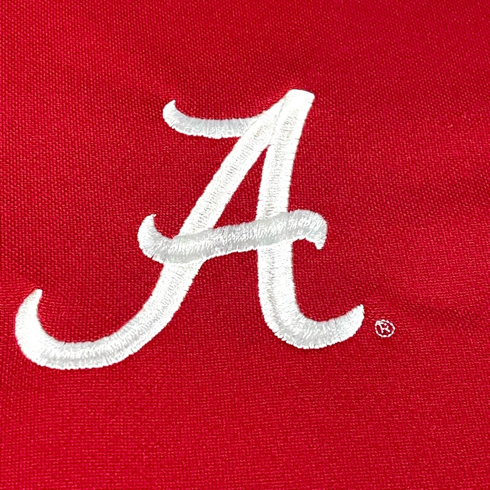 Antigua men’s size XL Alabama/UA crimson and white golf polo/SS/ROLL TIDE ROLL - Picture 5 of 6